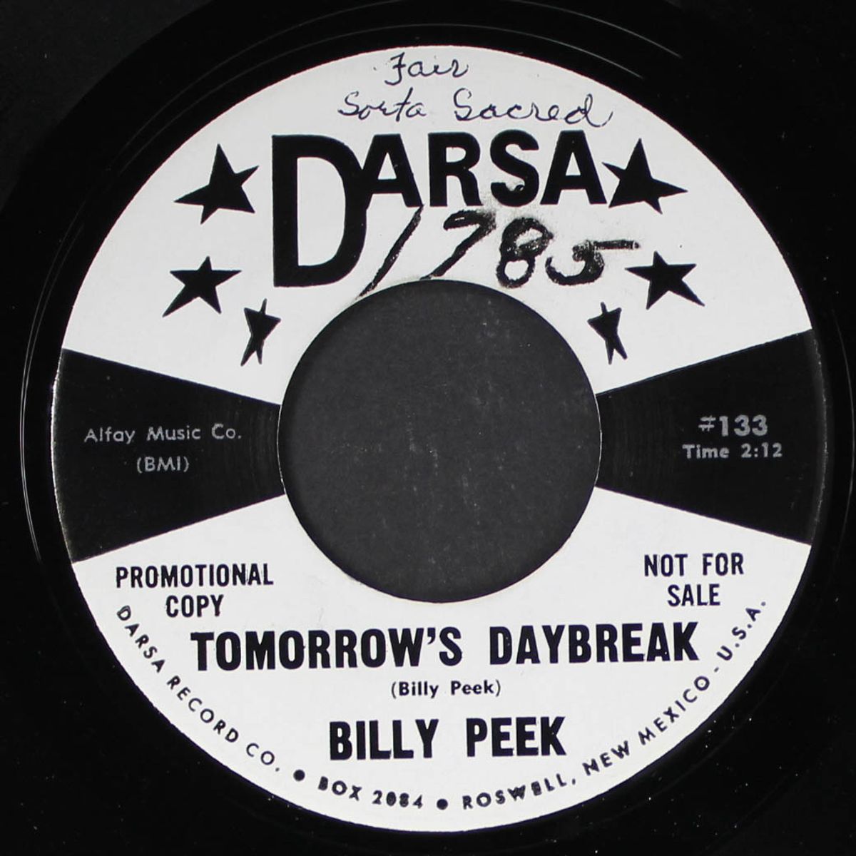 tomorrow's daybreak by BILLY PEEK