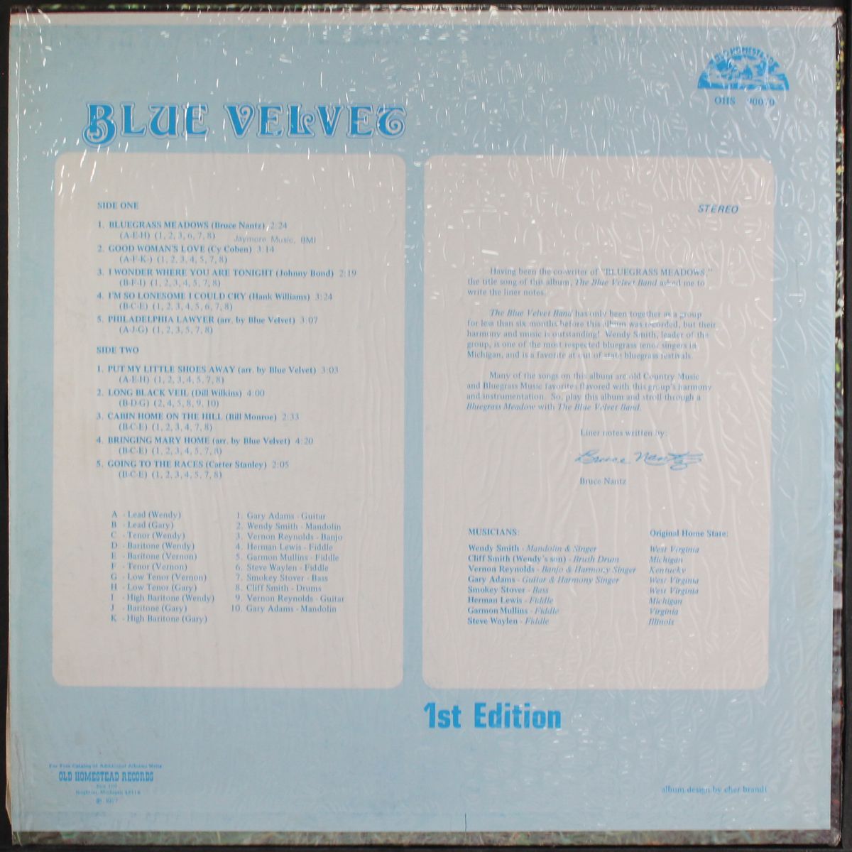 1st edition by BLUE VELVET
