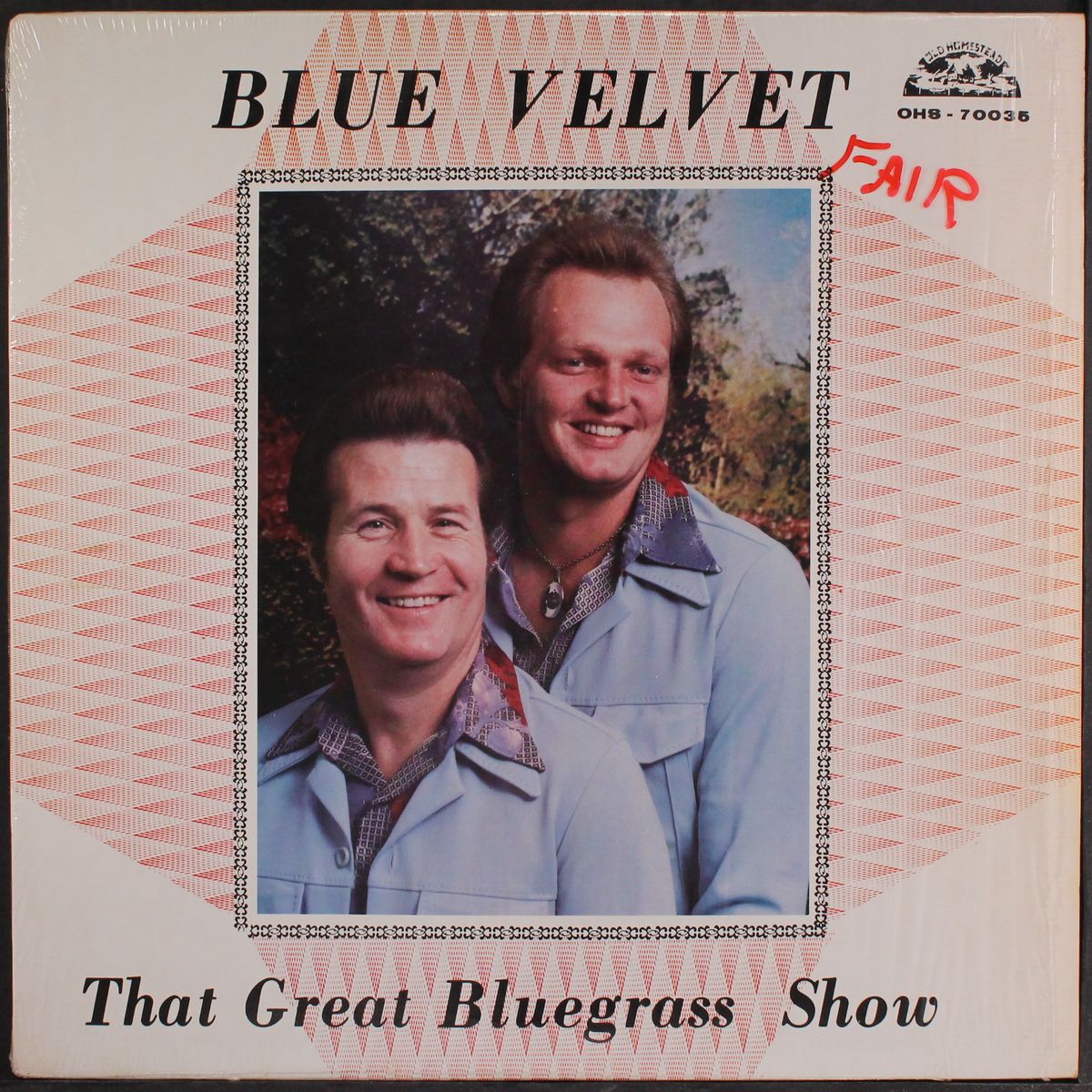 that great bluegrass show by BLUE VELVET