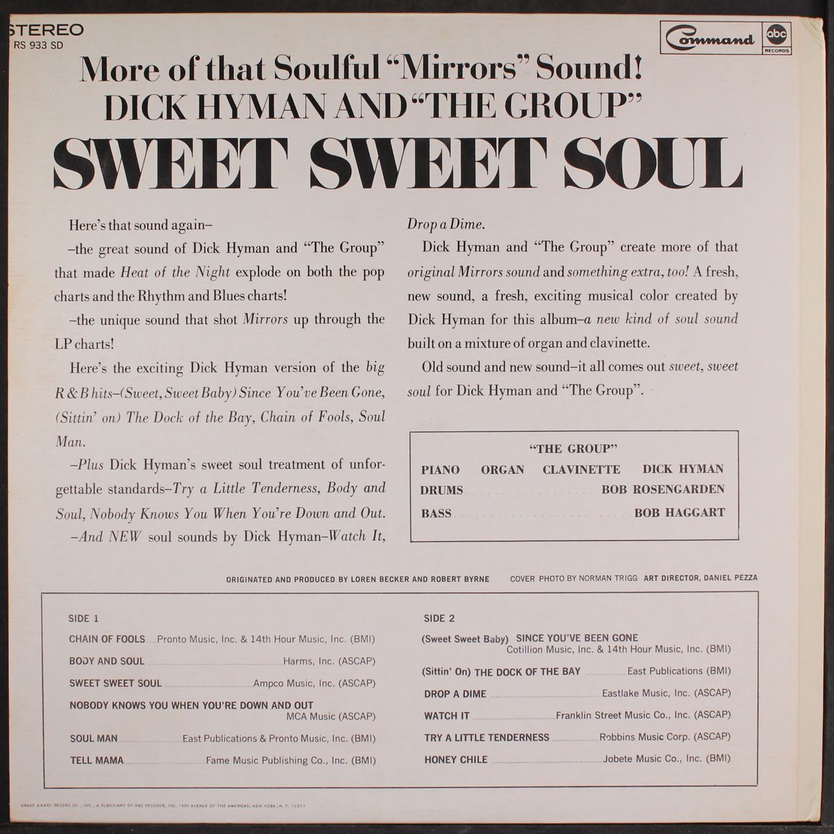 sweet sweet soul by DICK HYMAN