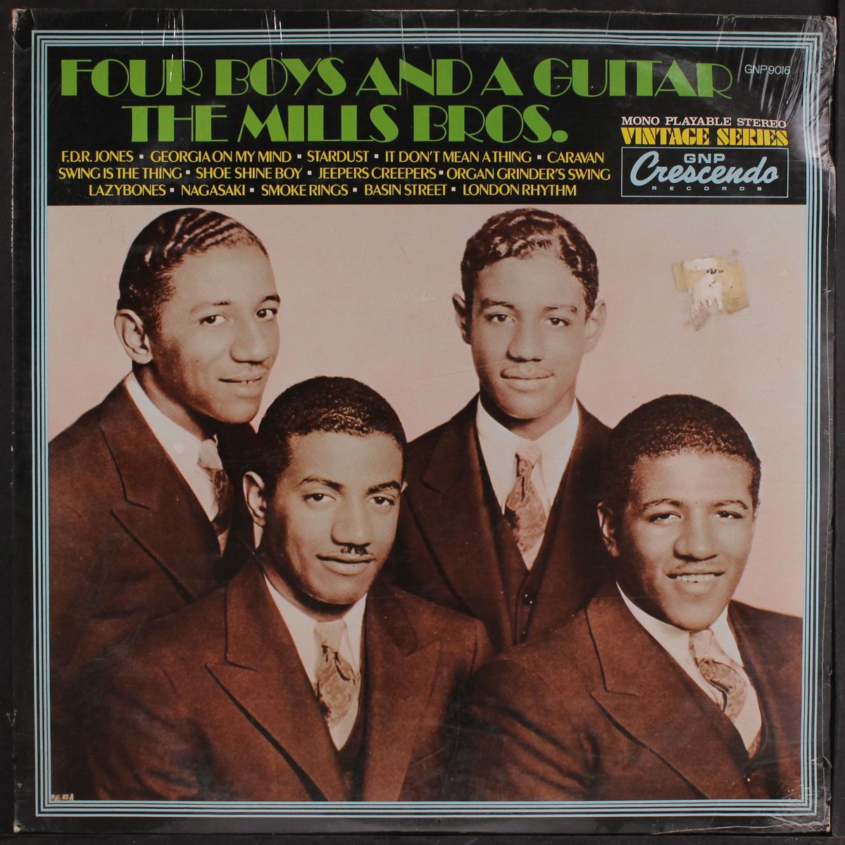 four boys and a guitar by MILLS BROTHERS