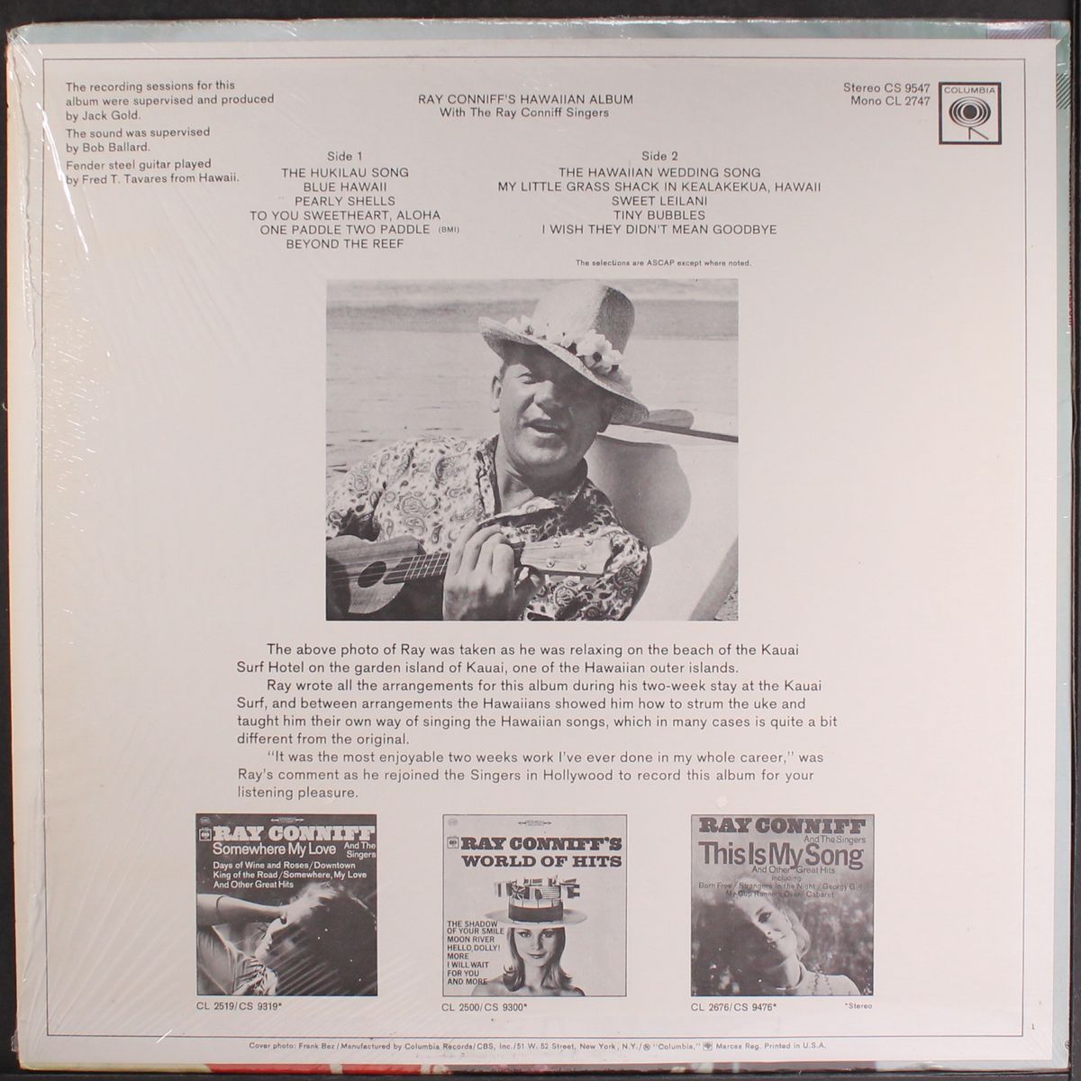 hawaiian album by RAY CONNIFF