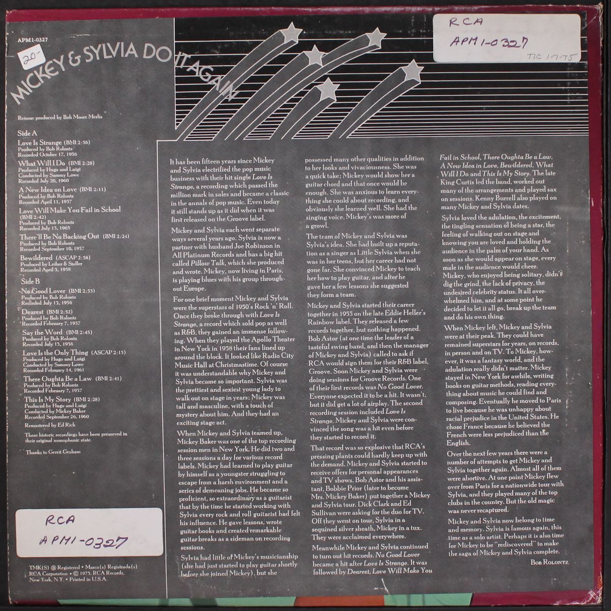 do it again by MICKEY & SYLVIA