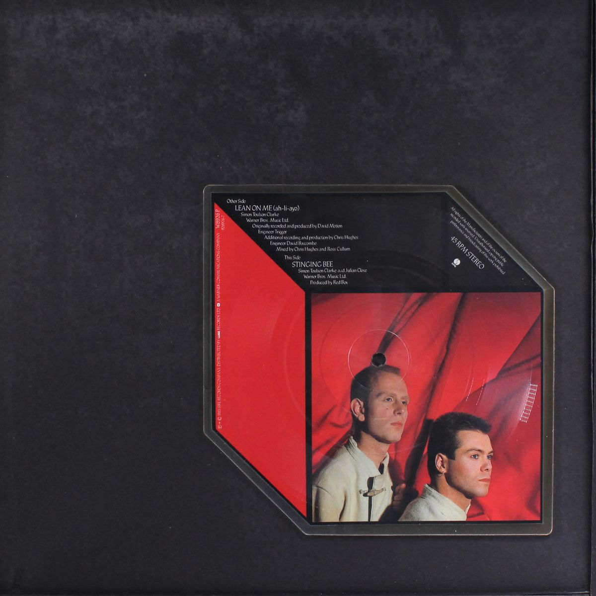 stinging bee/ lean on me by RED BOX