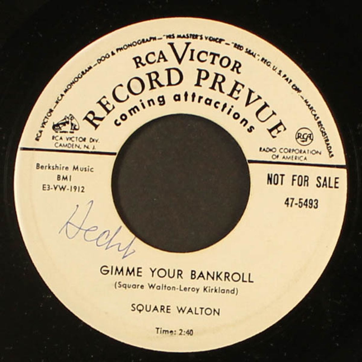 pepper head woman / gimme your bankroll by SQUARE WALTON
