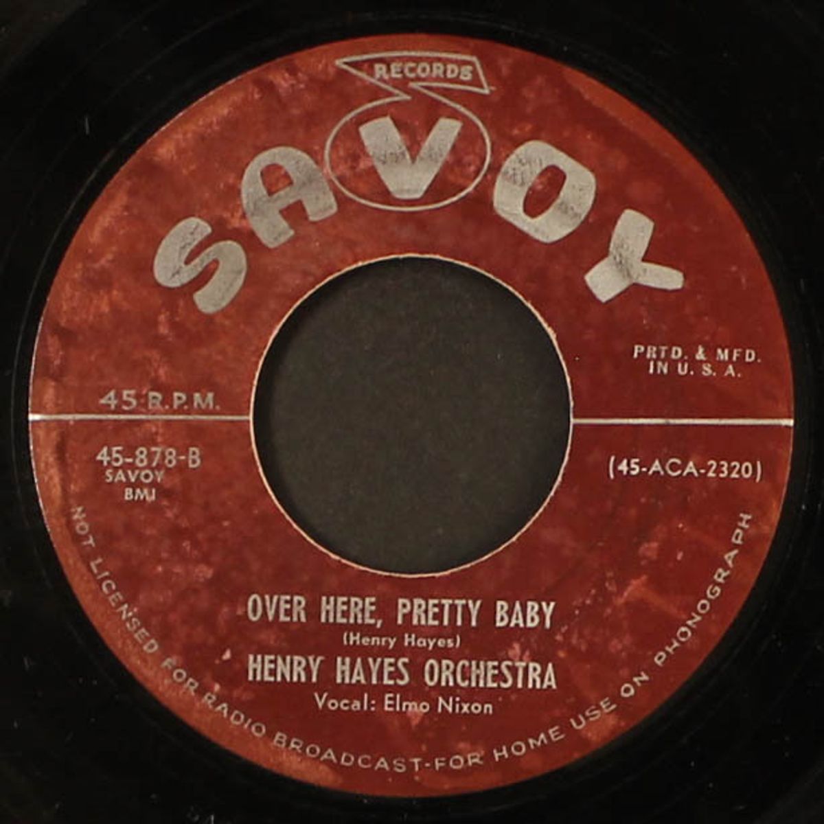 forgive me baby / over here, pretty baby by HENRY HAYES
