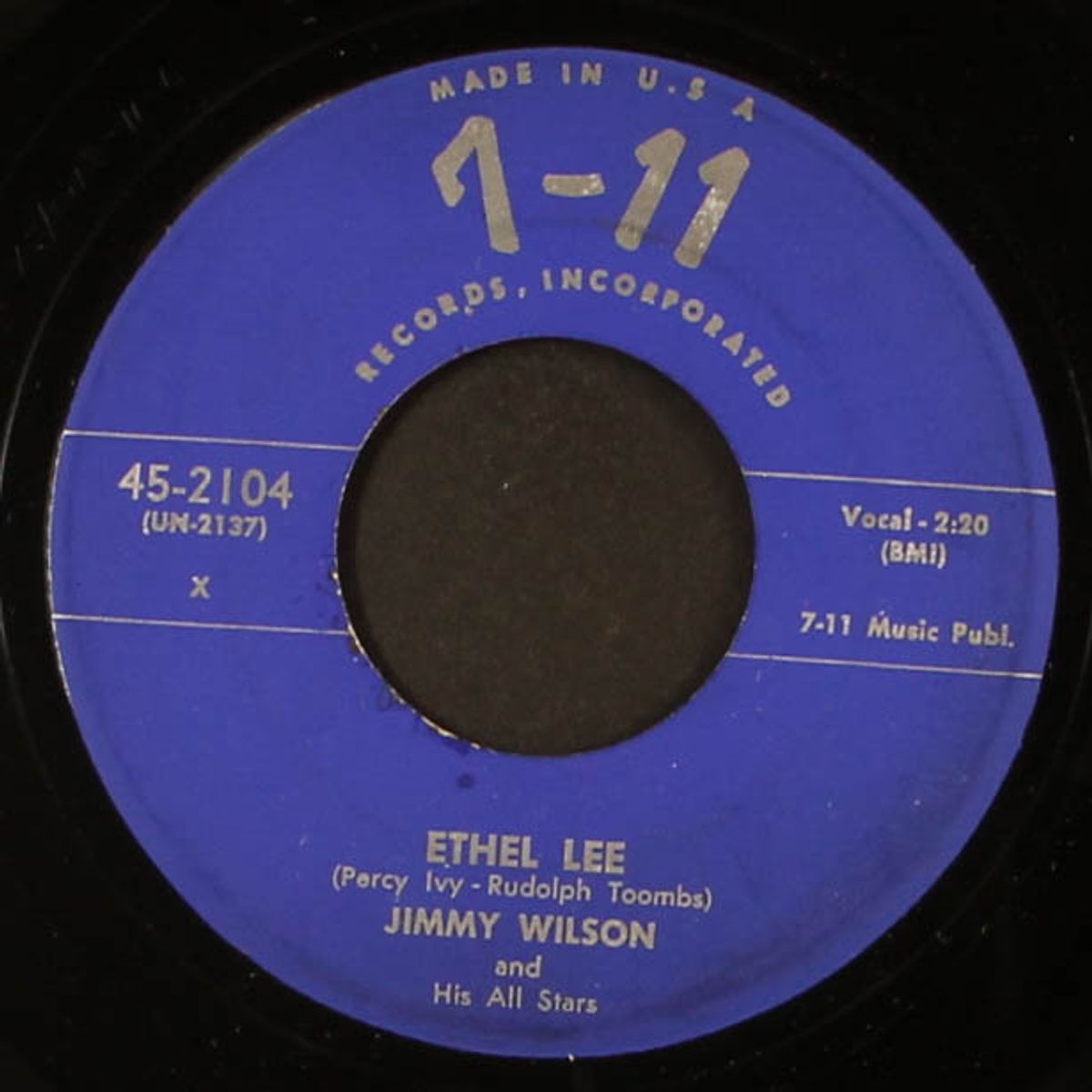 ethel lee / tell me by JIMMY WILSON