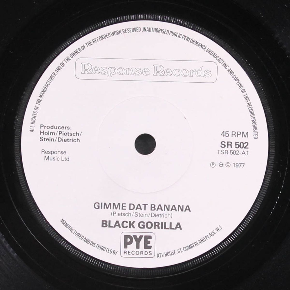 gimme dat banana / funky jungle by BLACK GORILLA