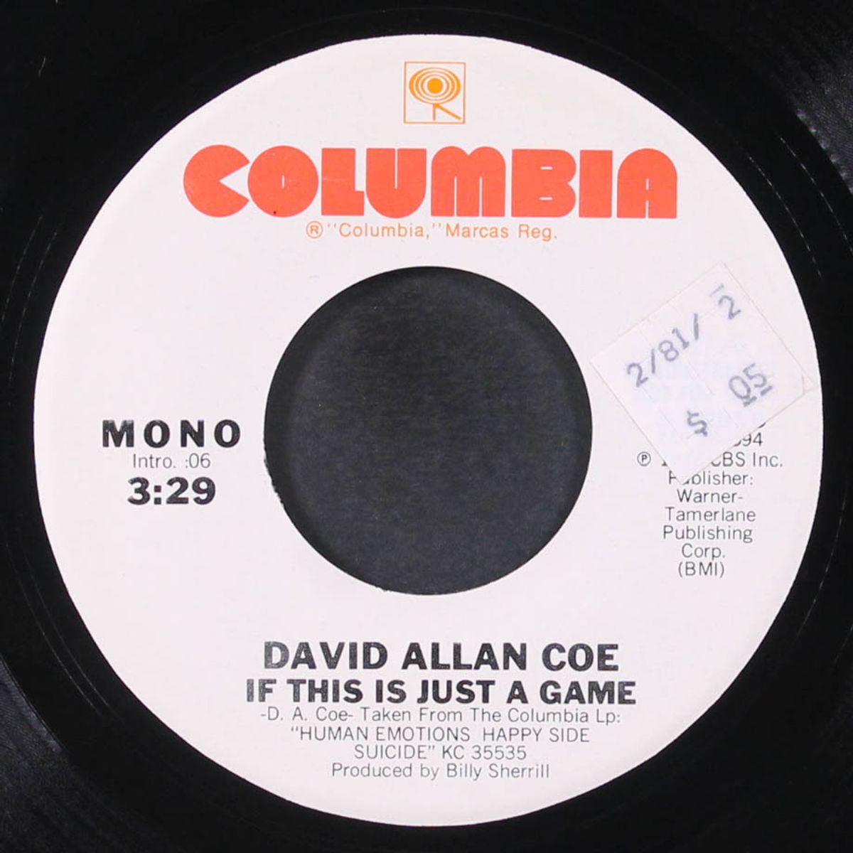 if this is just a game / mono by DAVID ALLAN COE