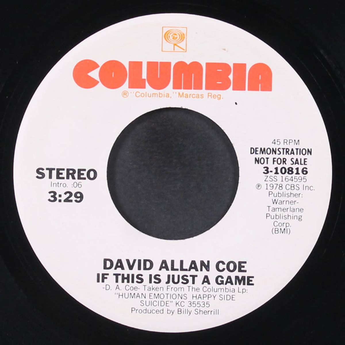 if this is just a game / mono by DAVID ALLAN COE