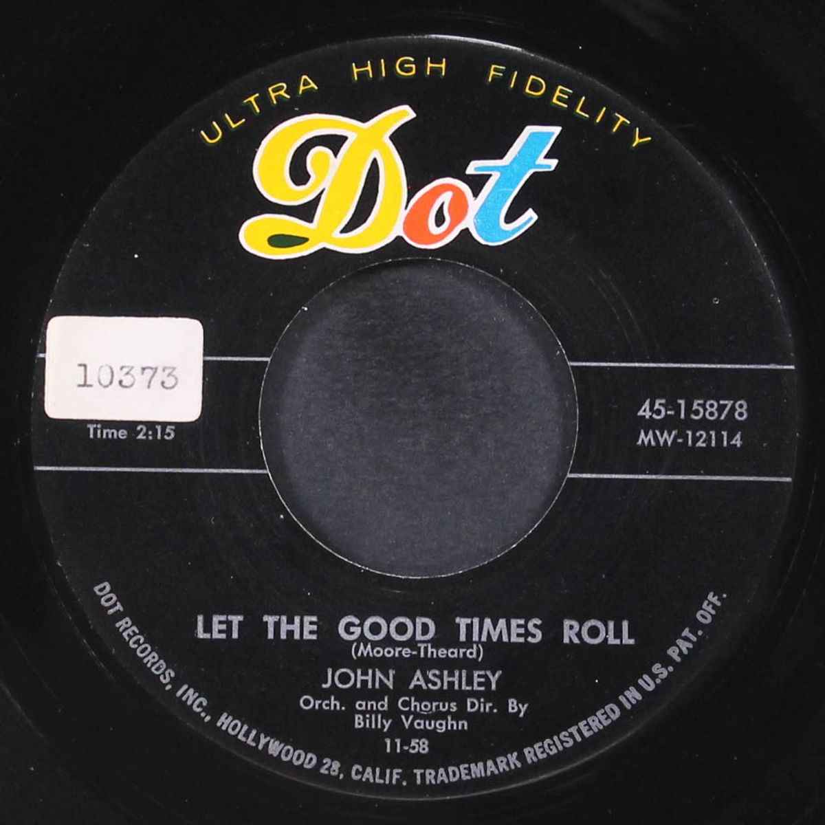 my story / let the good times roll by JOHN ASHLEY