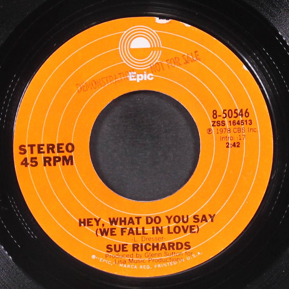 hey, what do you say / mono by SUE RICHARDS