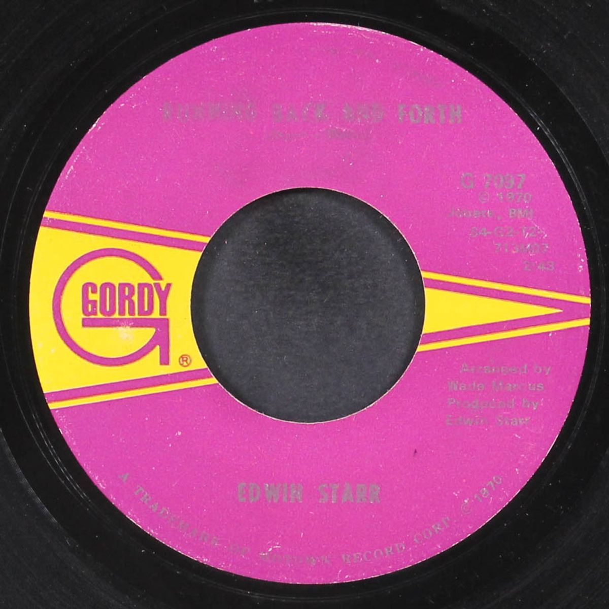 running back and forth / time by EDWIN STARR