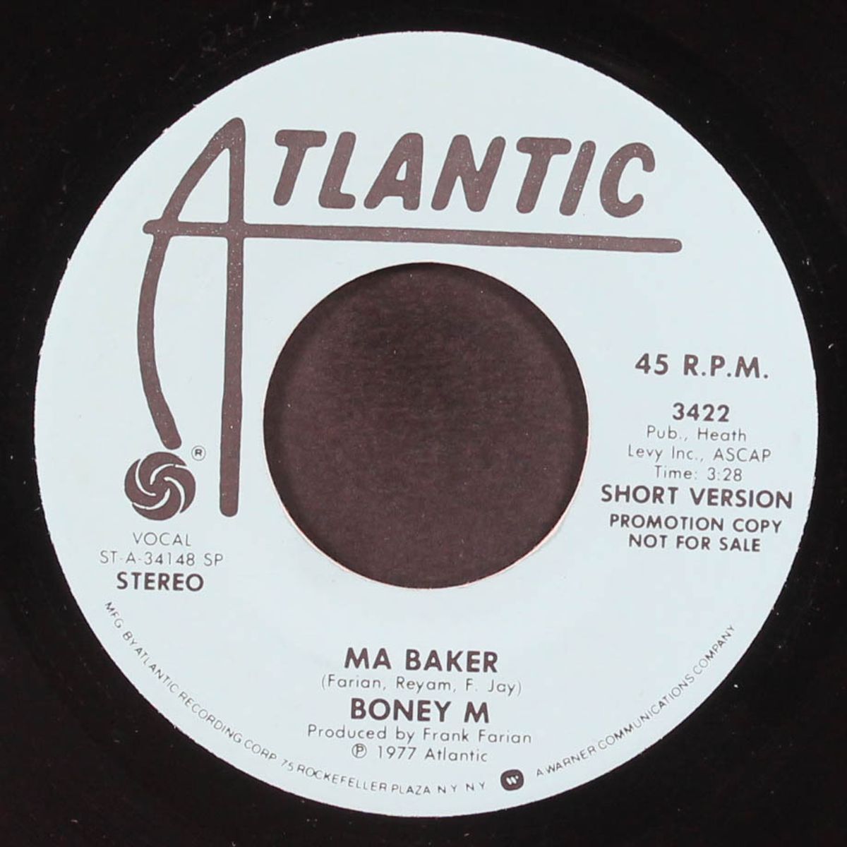 ma baker (short version) / same by BONEY M