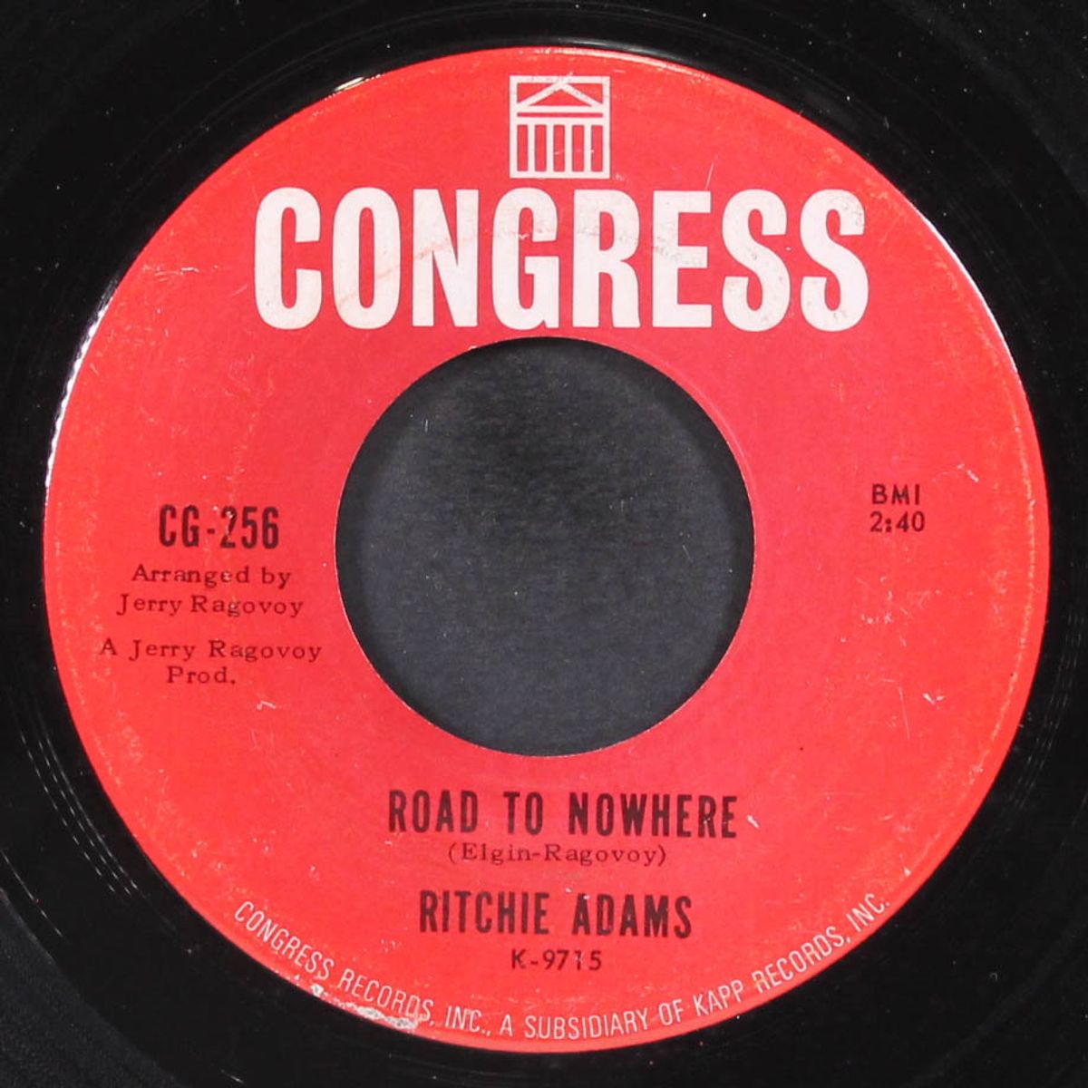 i can't escape from you / road to nowhere by RITCHIE ADAMS