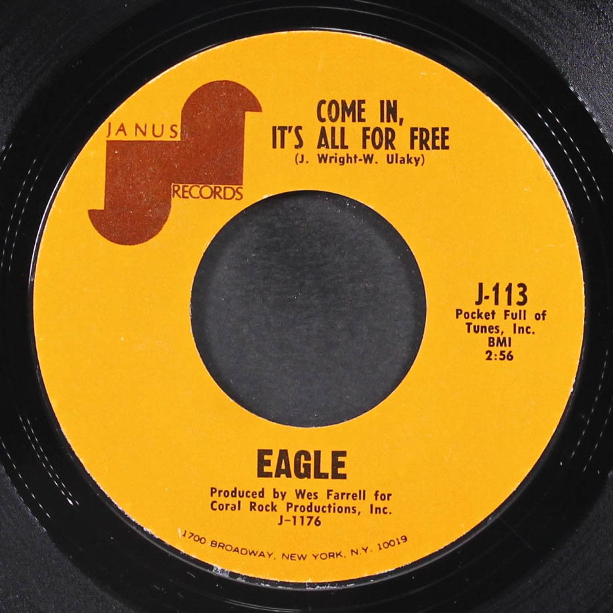 kickin' it back to you / come in, it's all for free by EAGLE