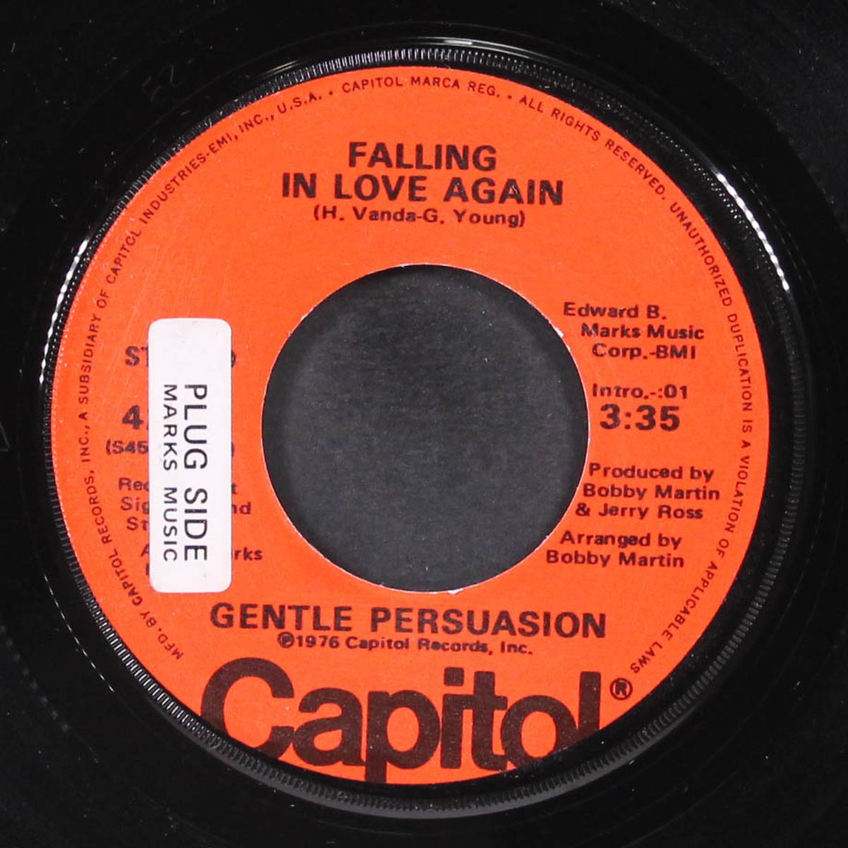 a little bit of love / falling in love again by GENTLE PERSUASION