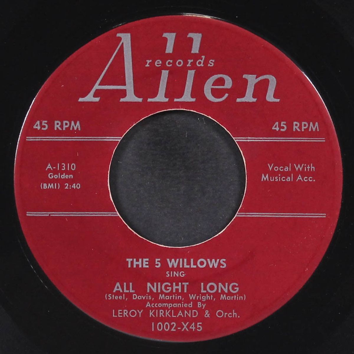 dolores / all night long by 5 WILLOWS