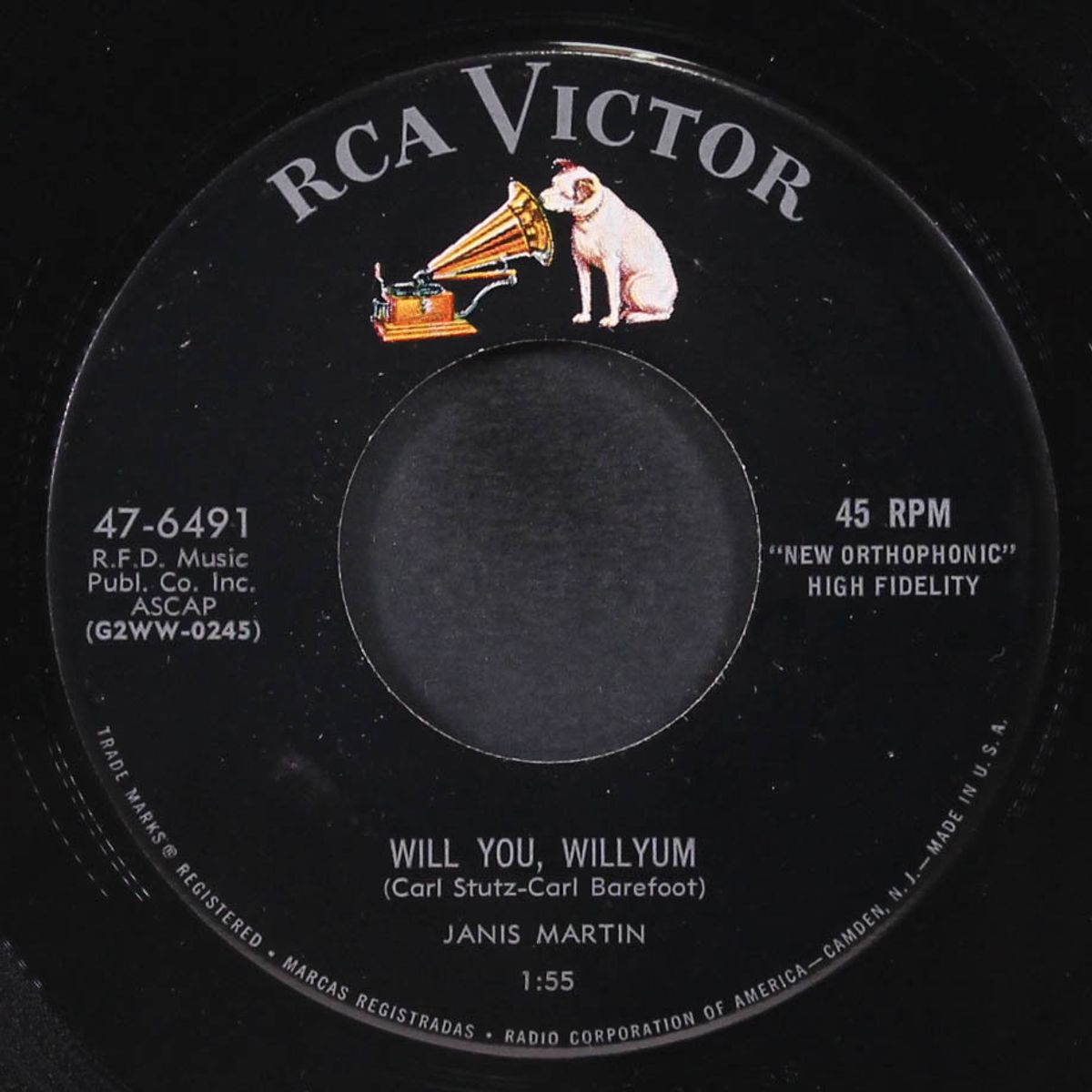 drugstore rock and roll / will you, willyum by JANIS MARTIN
