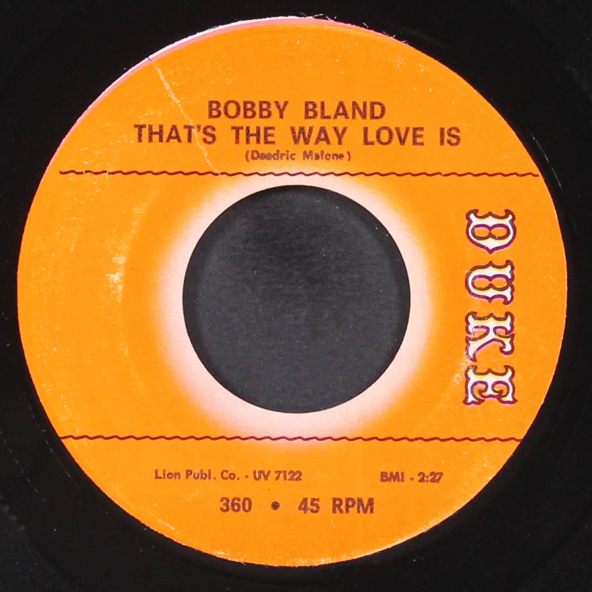 call on me / that's the way love is by BOBBY BLAND