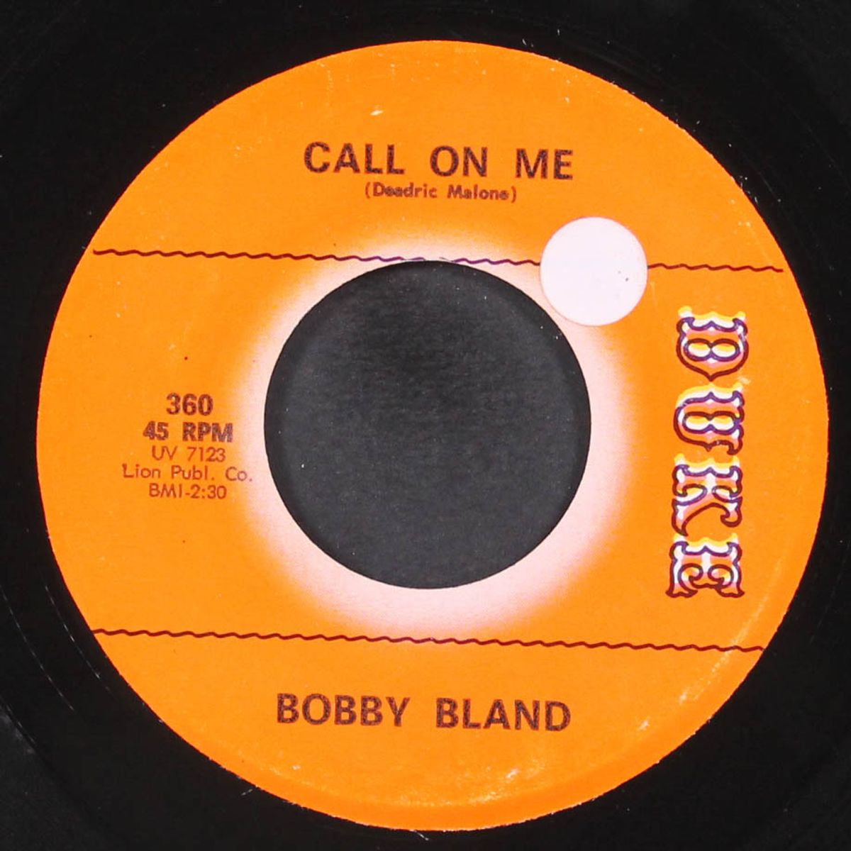 call on me / that's the way love is by BOBBY BLAND