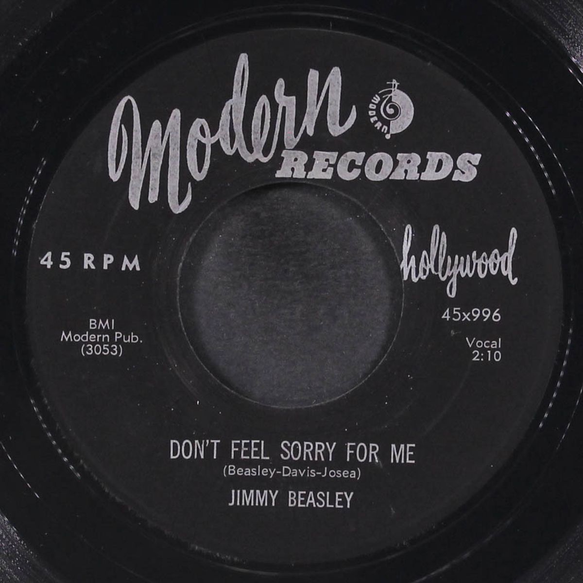 don't feel sorry for me / little coquette by JIMMY BEASLEY