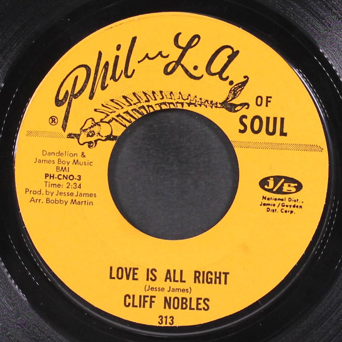 the horse / love is all right by CLIFF NOBLES & CO.