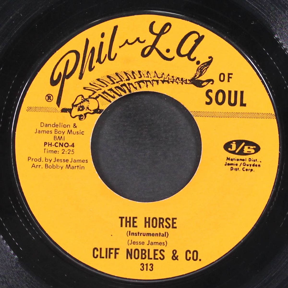 the horse / love is all right by CLIFF NOBLES & CO.