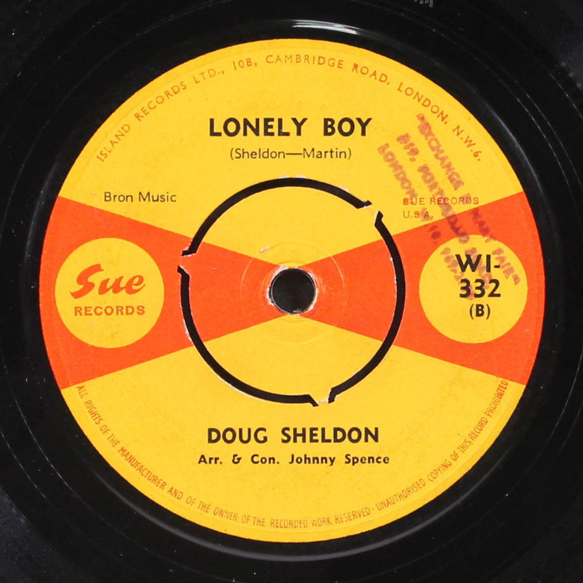 take it like a man / lonely boy by DOUG SHELDON