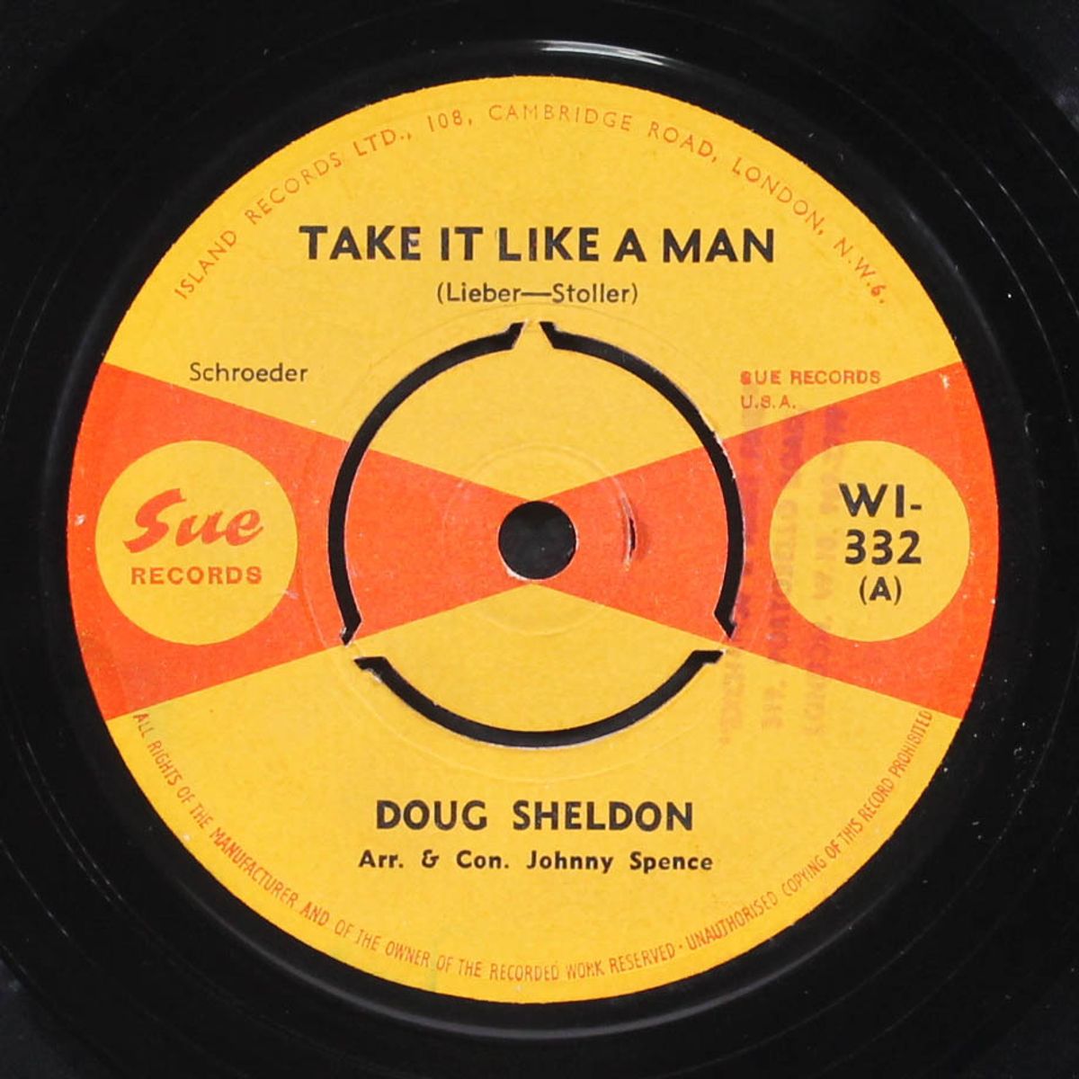 take it like a man / lonely boy by DOUG SHELDON