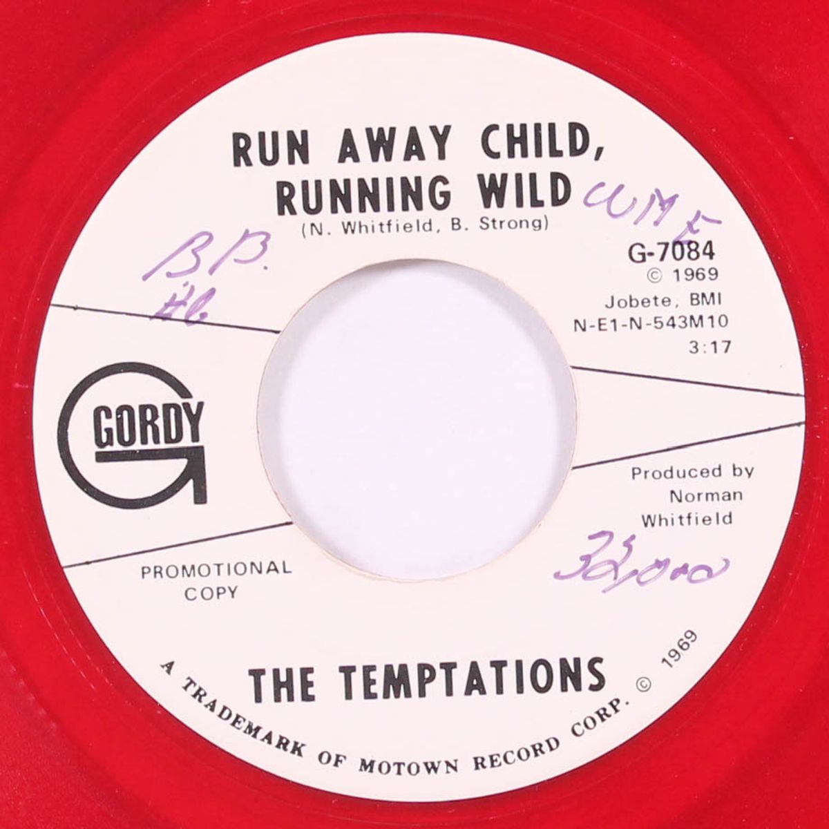run away child, running wild / same by TEMPTATIONS