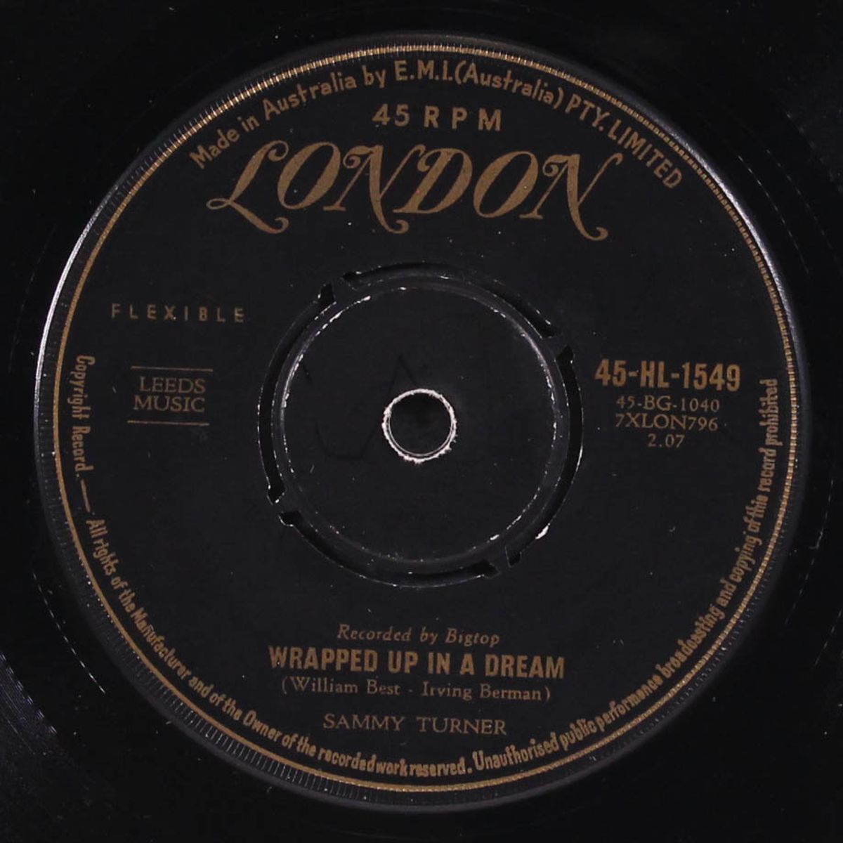 lavender-blue / wrapped up in a dream by SAMMY TURNER