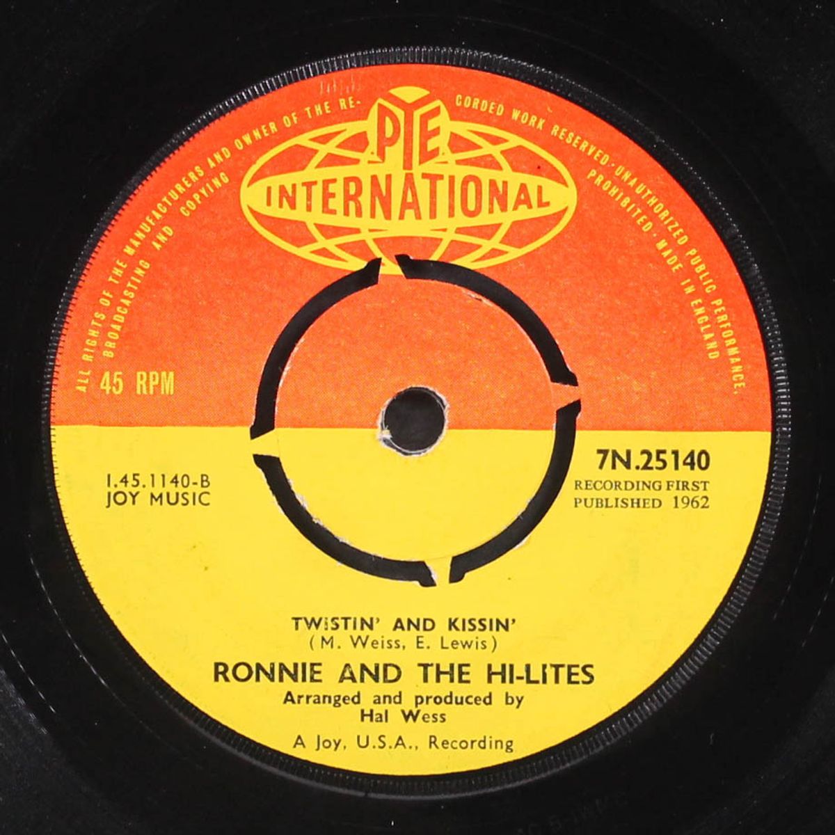i wish that we were married / twistin' and kissin' by RONNIE & HI-LITES
