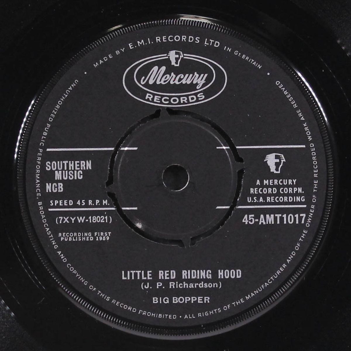 big bopper's wedding / little red riding hood by BIG BOPPER