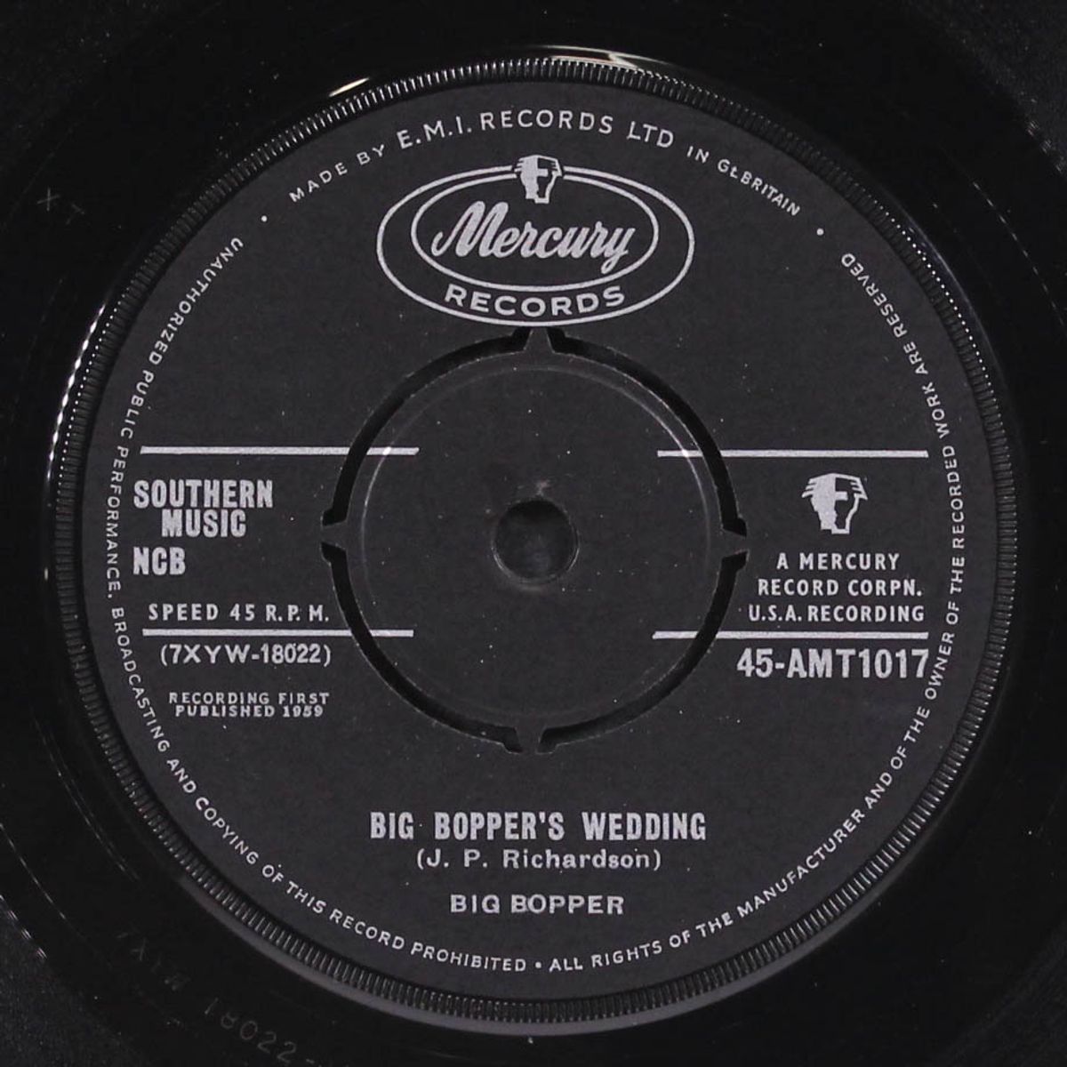 big bopper's wedding / little red riding hood by BIG BOPPER