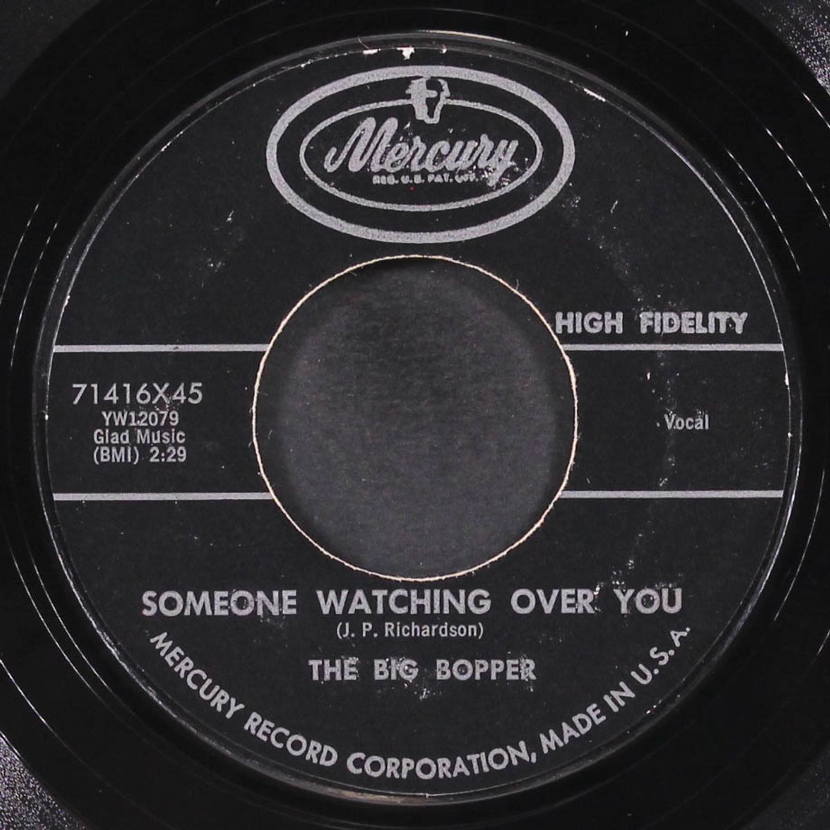 walking through my dreams / someone watching over you by BIG BOPPER