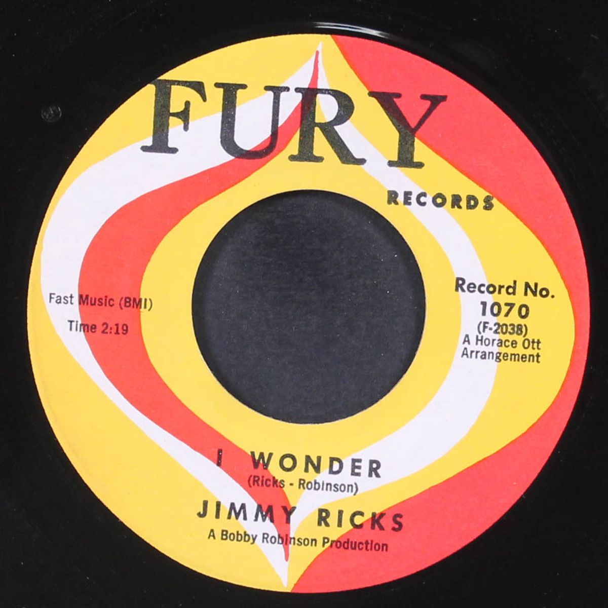 i wonder / let me down easy by JIMMY RICKS