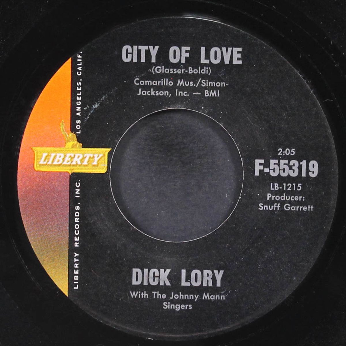 city of love / hello walls by DICK LORY