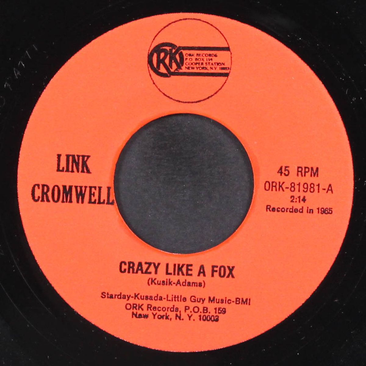 crazy like a fox / shock me by LINK CROMWELL