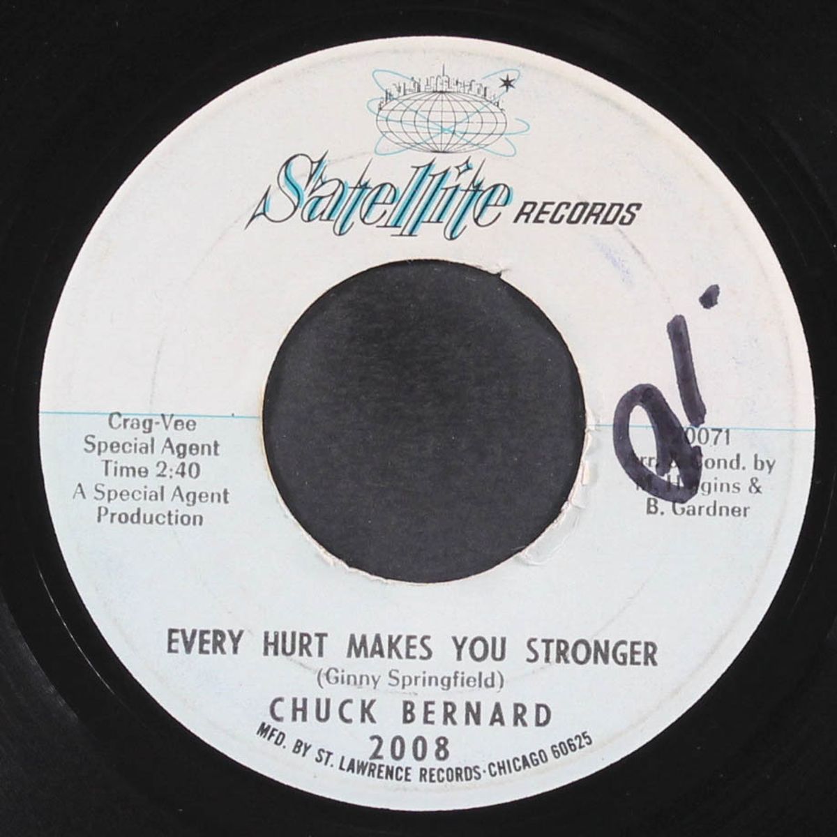 funny changes / every hurt makes you stronger by CHUCK BERNARD