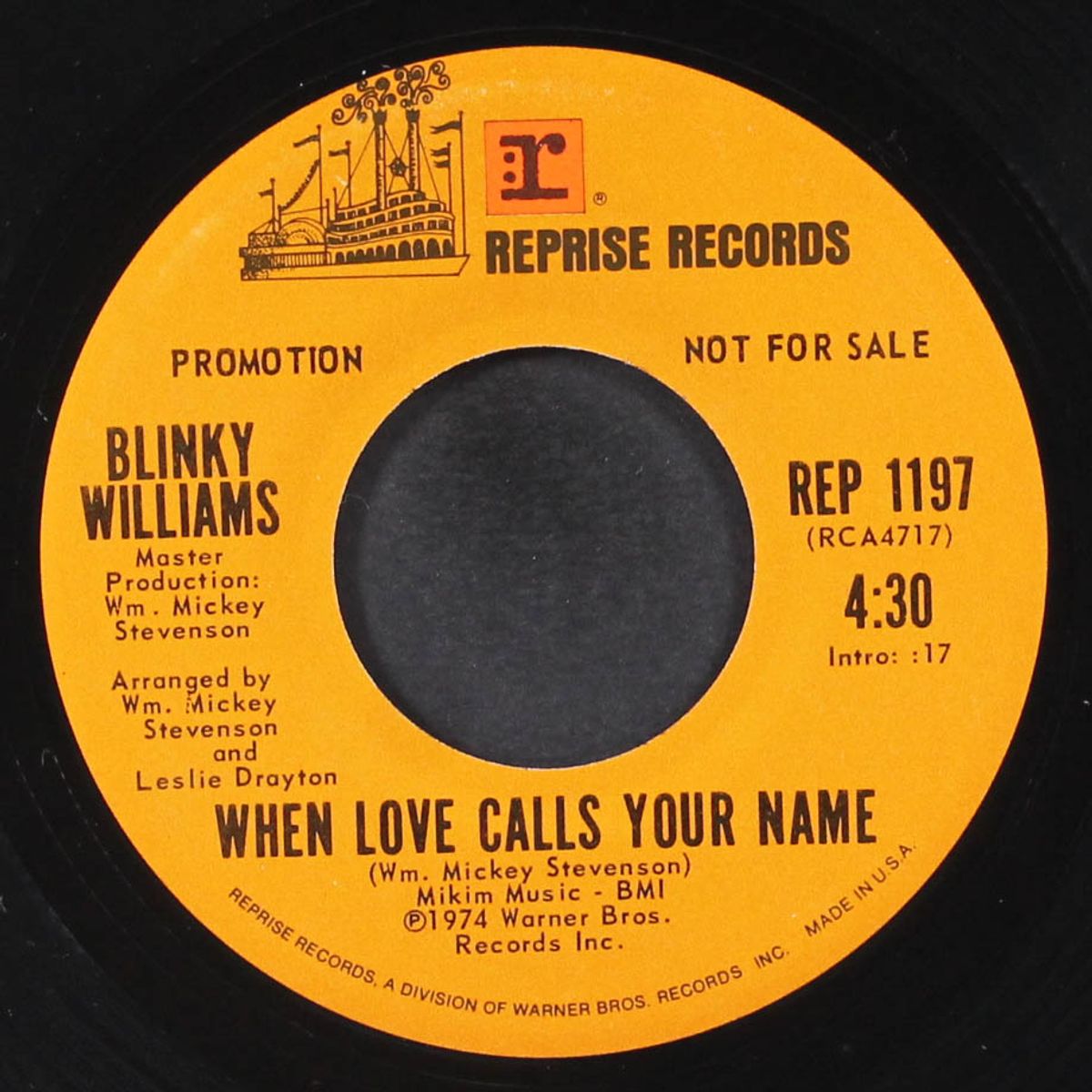 when love calls your name / walk with me jesus by BLINKY WILLIAMS
