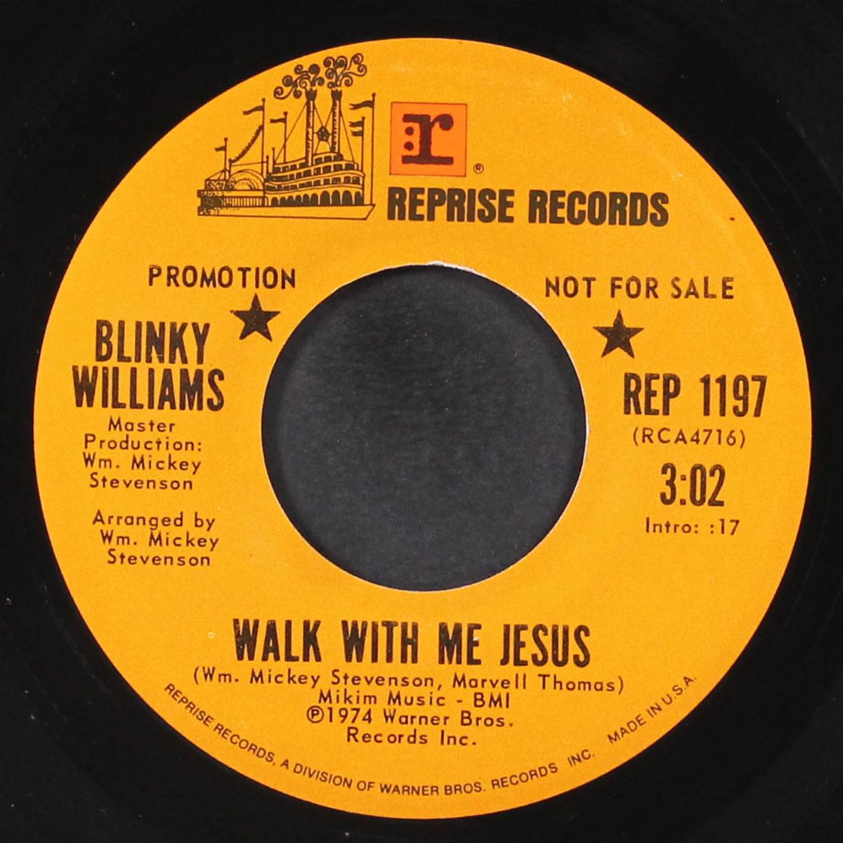 when love calls your name / walk with me jesus by BLINKY WILLIAMS