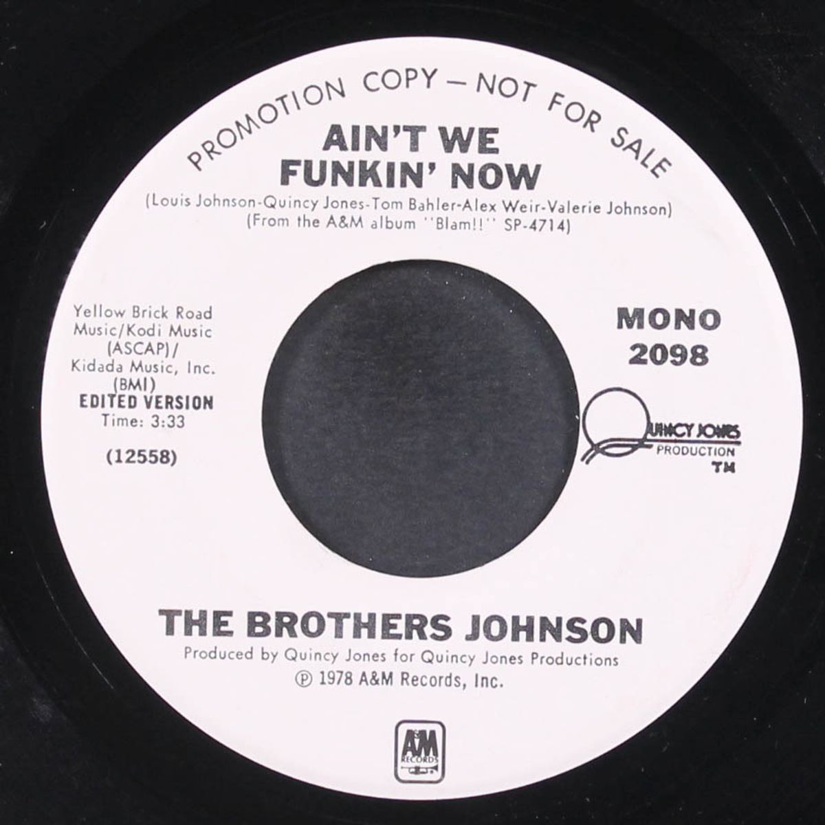 ain't we funkin' now / mono by BROTHERS JOHNSON