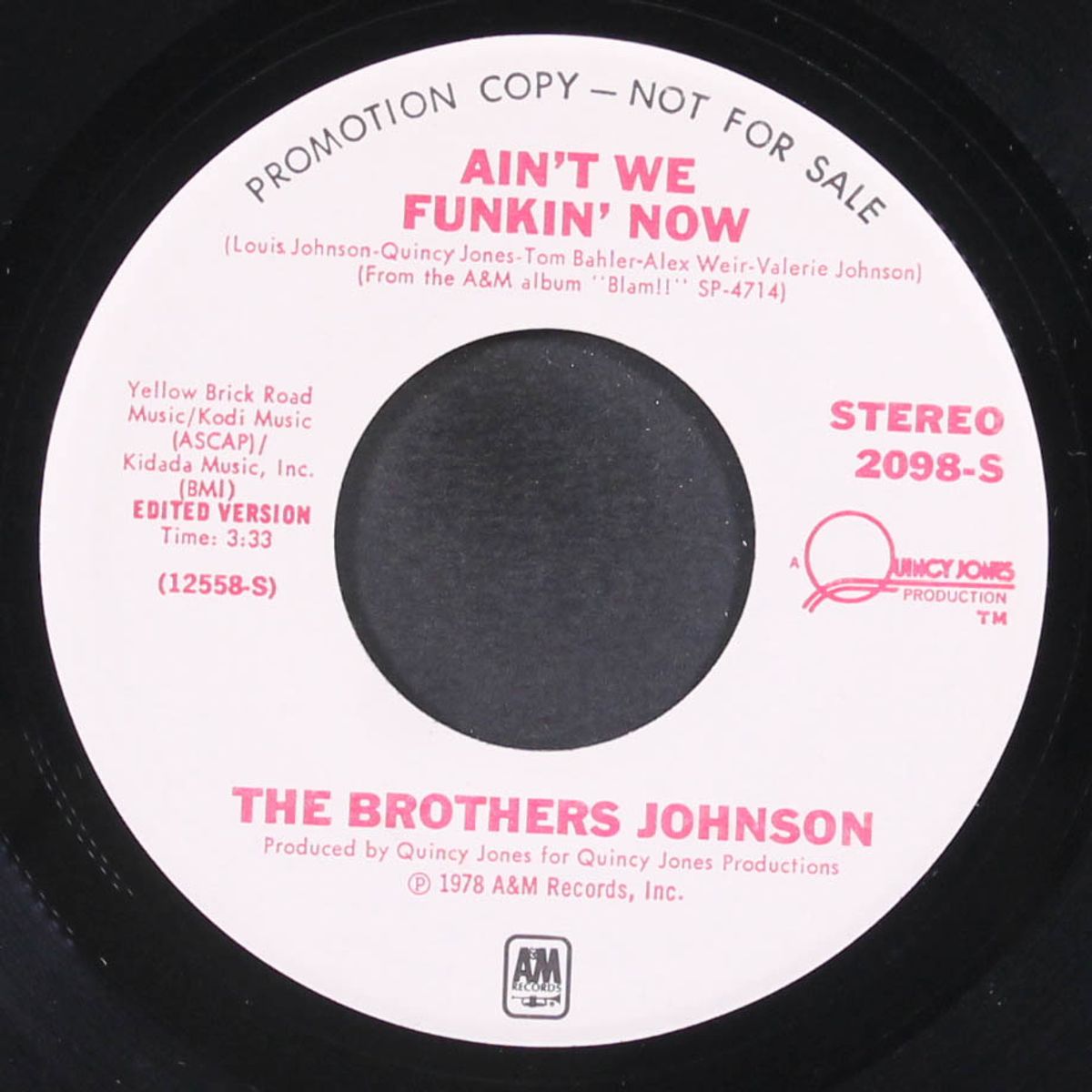 ain't we funkin' now / mono by BROTHERS JOHNSON