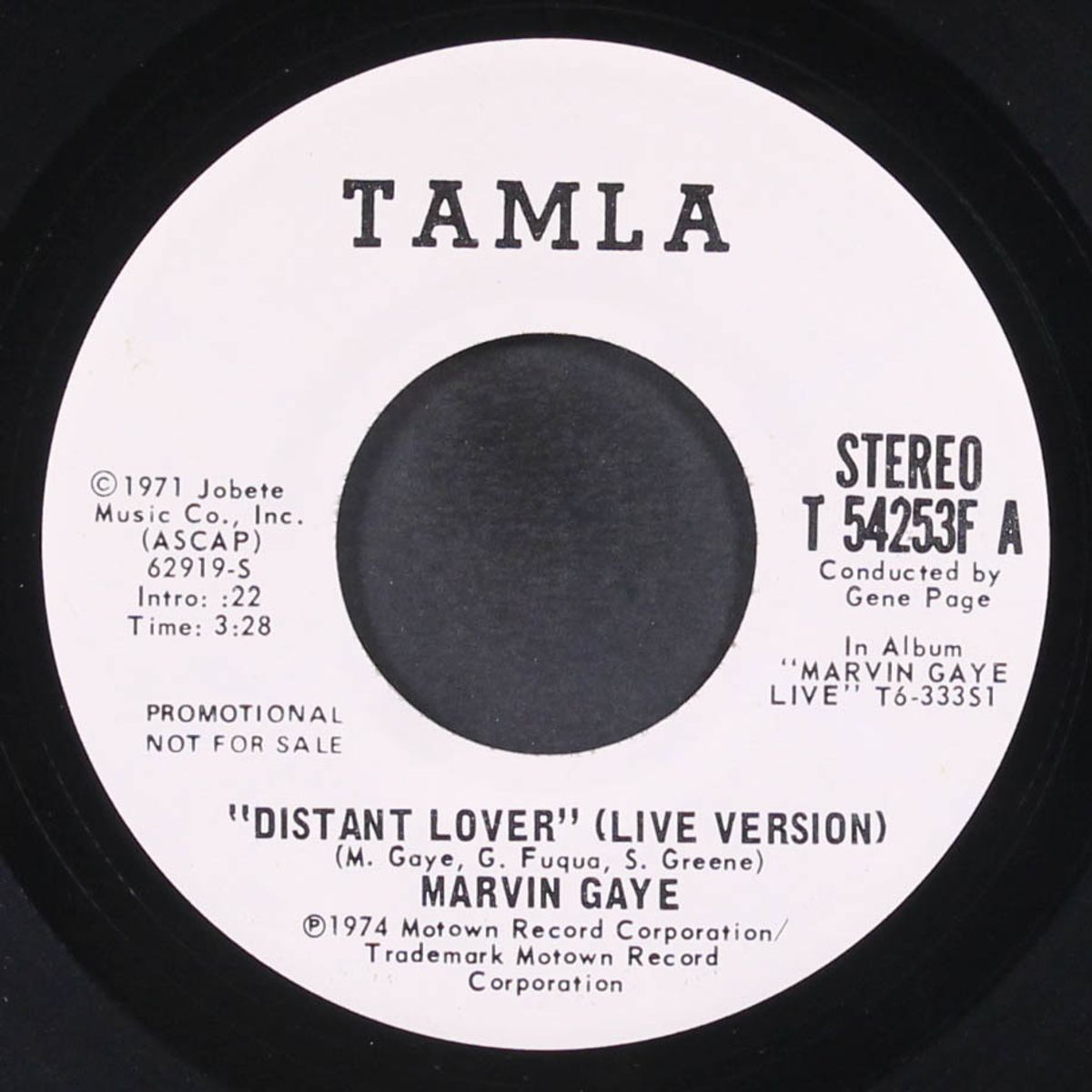 distant lover / same by MARVIN GAYE