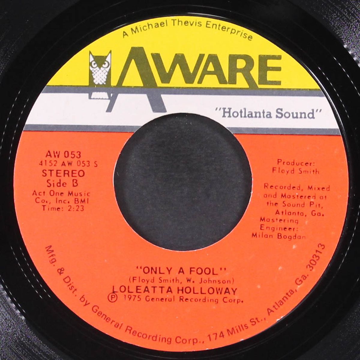 casanova / only a fool by LOLEATTA HOLLOWAY