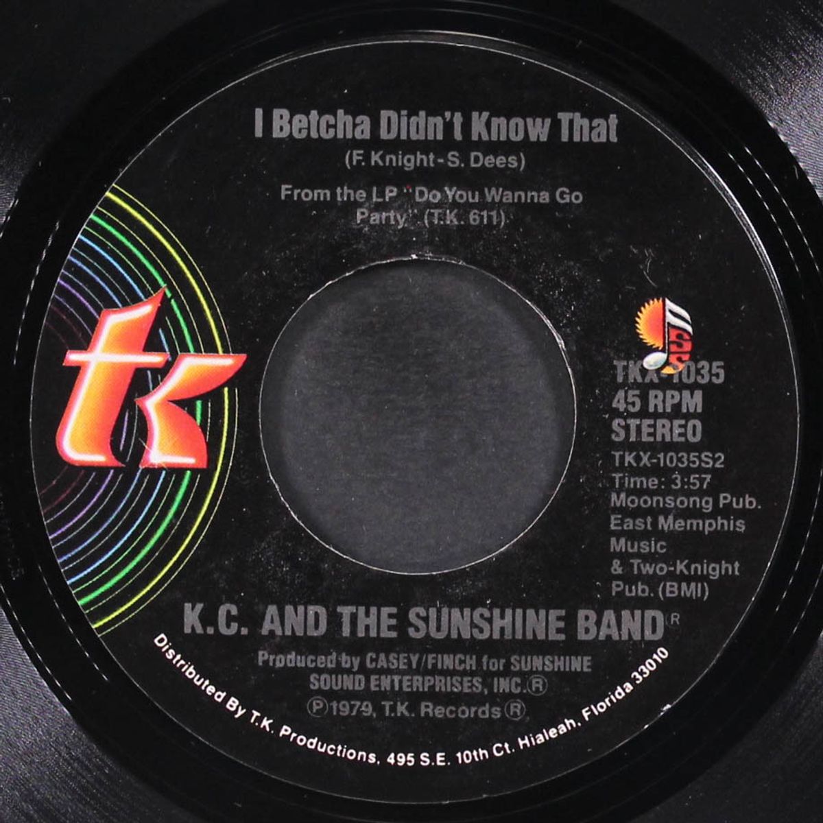 please don't go / i betcha didn't know that by KC & SUNSHINE BAND