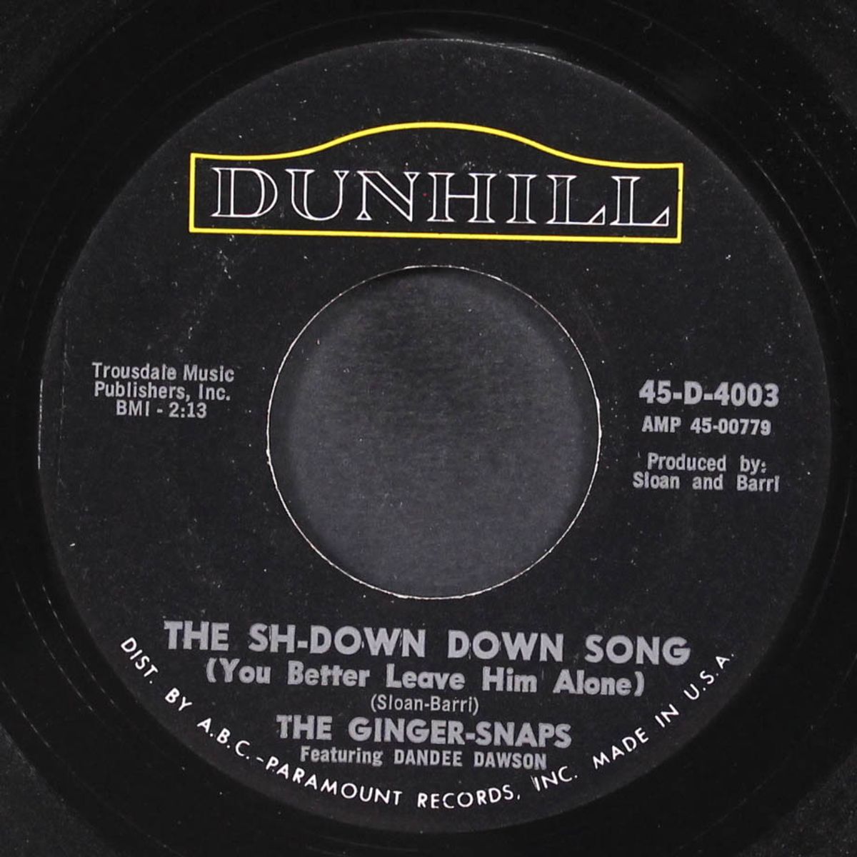 the sh-down down song / i've got faith in him by GINGER-SNAPS