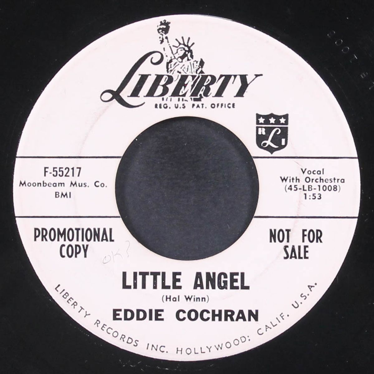 hallelujah, i love her so / little angel by EDDIE COCHRAN