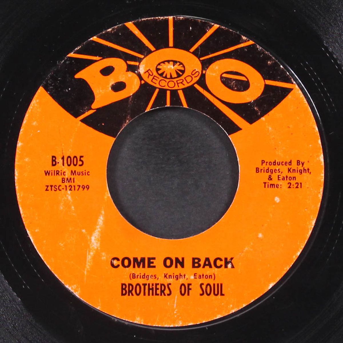come on back / the love i found in you by BROTHERS OF SOUL